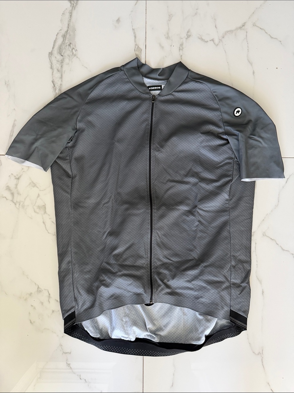 ASOS Gray Cycling Jersey with Subtle Texture TIR 3xl